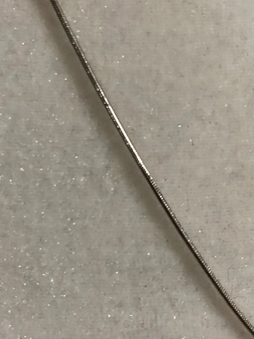 Slinky Silver Snake Chain Necklace Tarnish Resistant Liquid Silver Minimalist